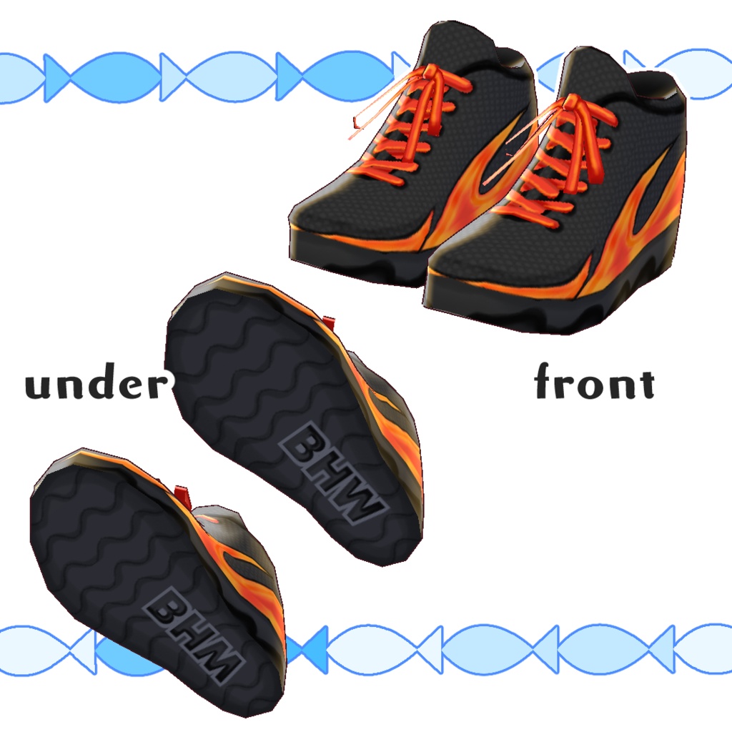 【#VRoid】カジュアルなバッシュ