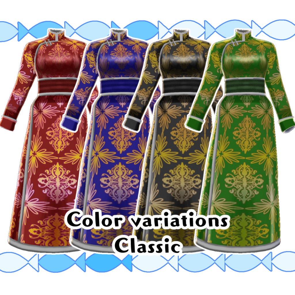 【#VRoid】別世界のデール風シャツ