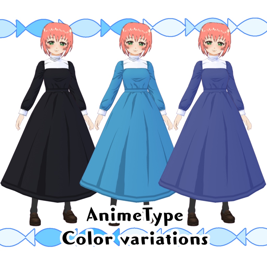 【無料版あり】聖夜のイノセントドレス【#VRoid】