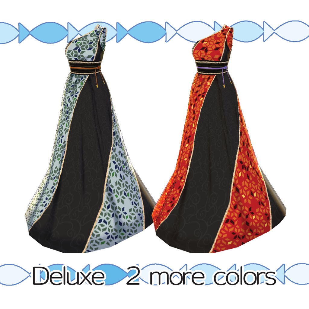 【#VRoid】なでしこのマーメイドドレス