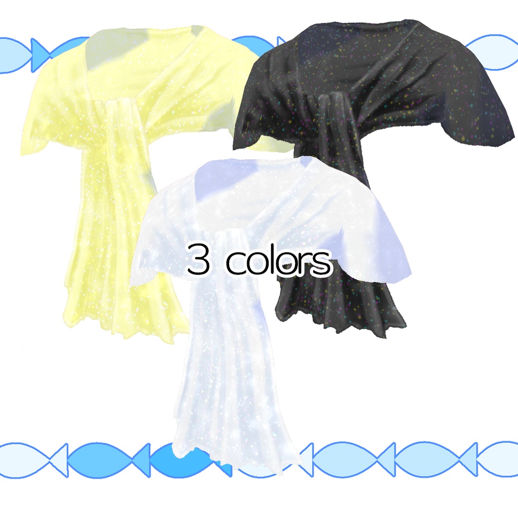 【#VRoid】クラシックなショール