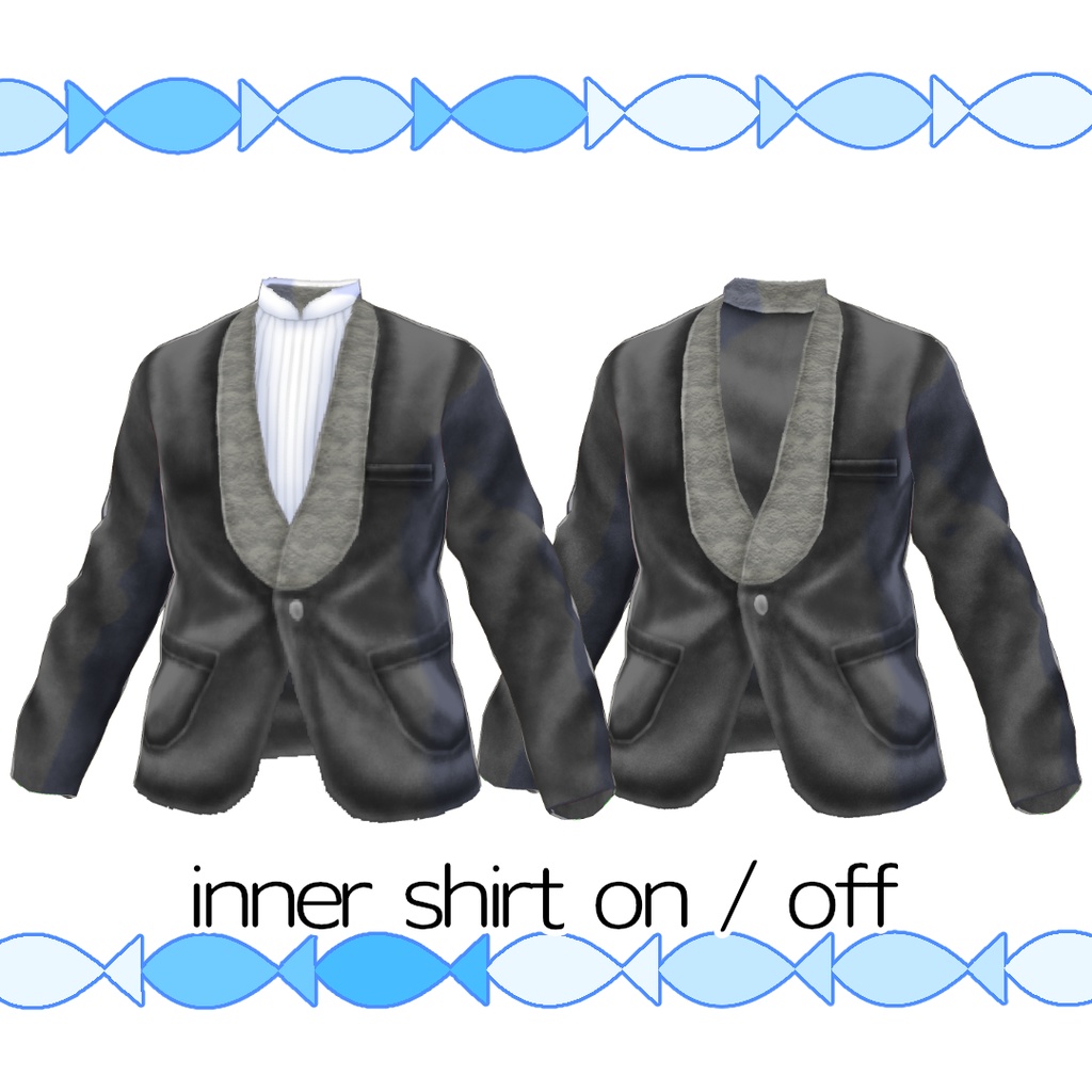 【#VRoid】紳士のスモーキングジャケット