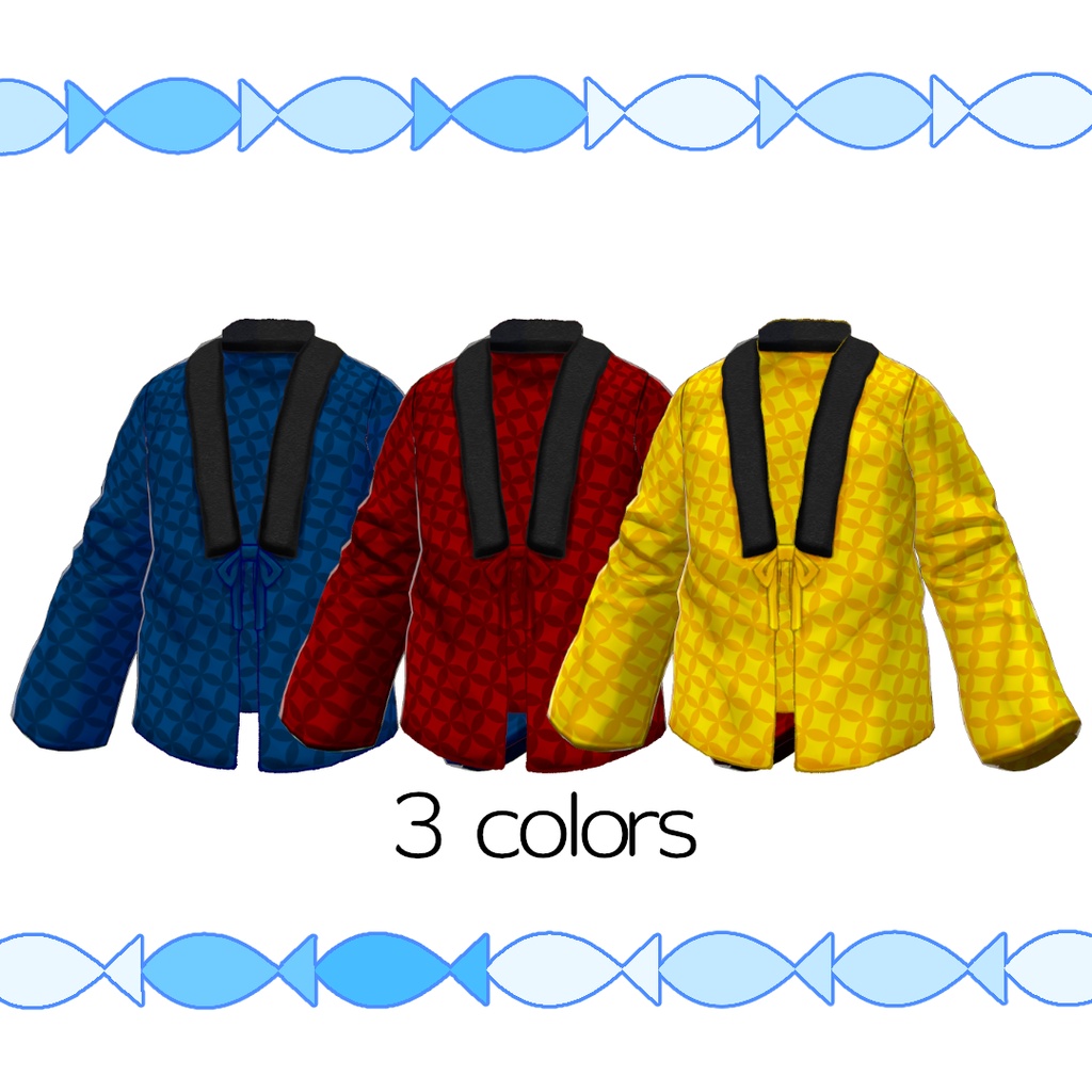 【#VRoid】真冬の半纏