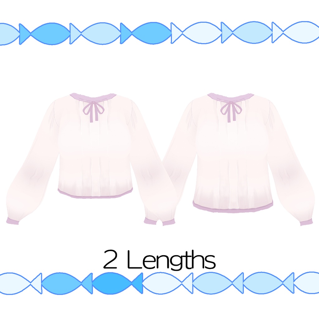 【#VRoid】春先のブラウス