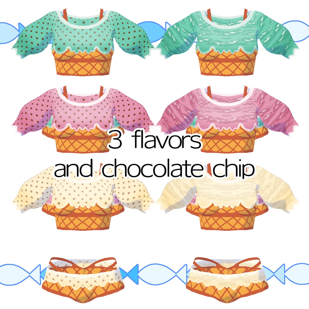 【#VRoid】アイスな水着