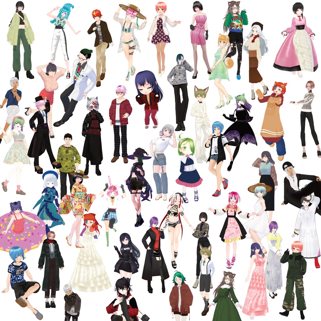 【無料配布】VRwithYOU2025【#VRoid コーデ情報誌】