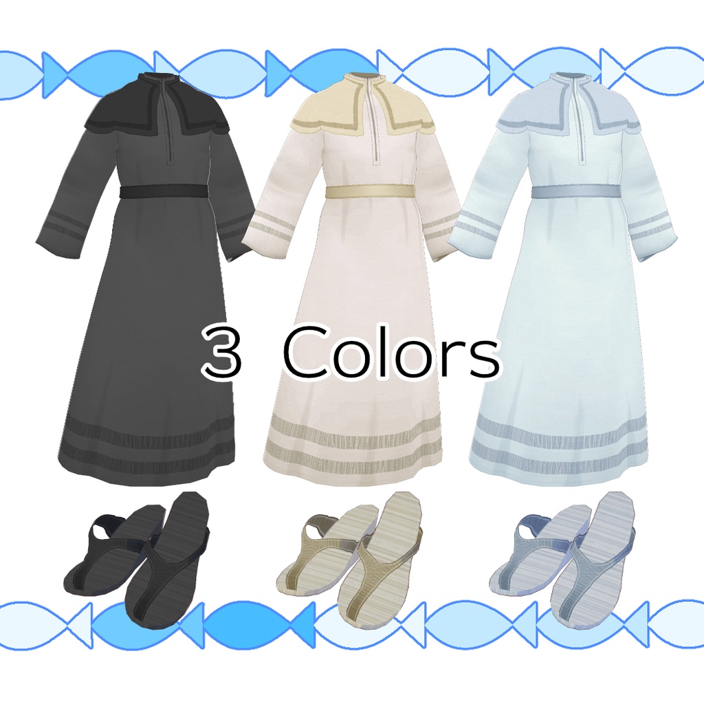 【#VRoid】信徒のローブ