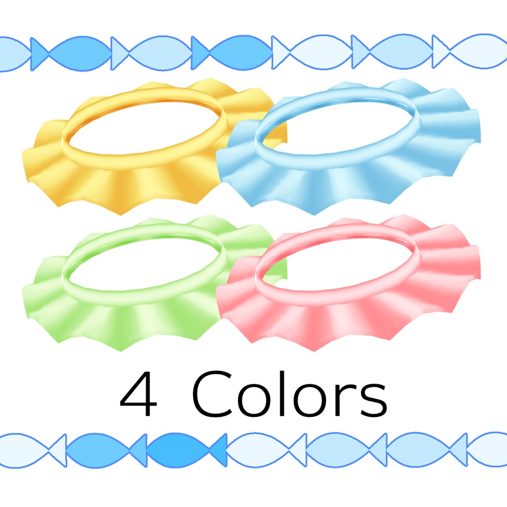 【#VRoid】風呂場のシャンプーハット