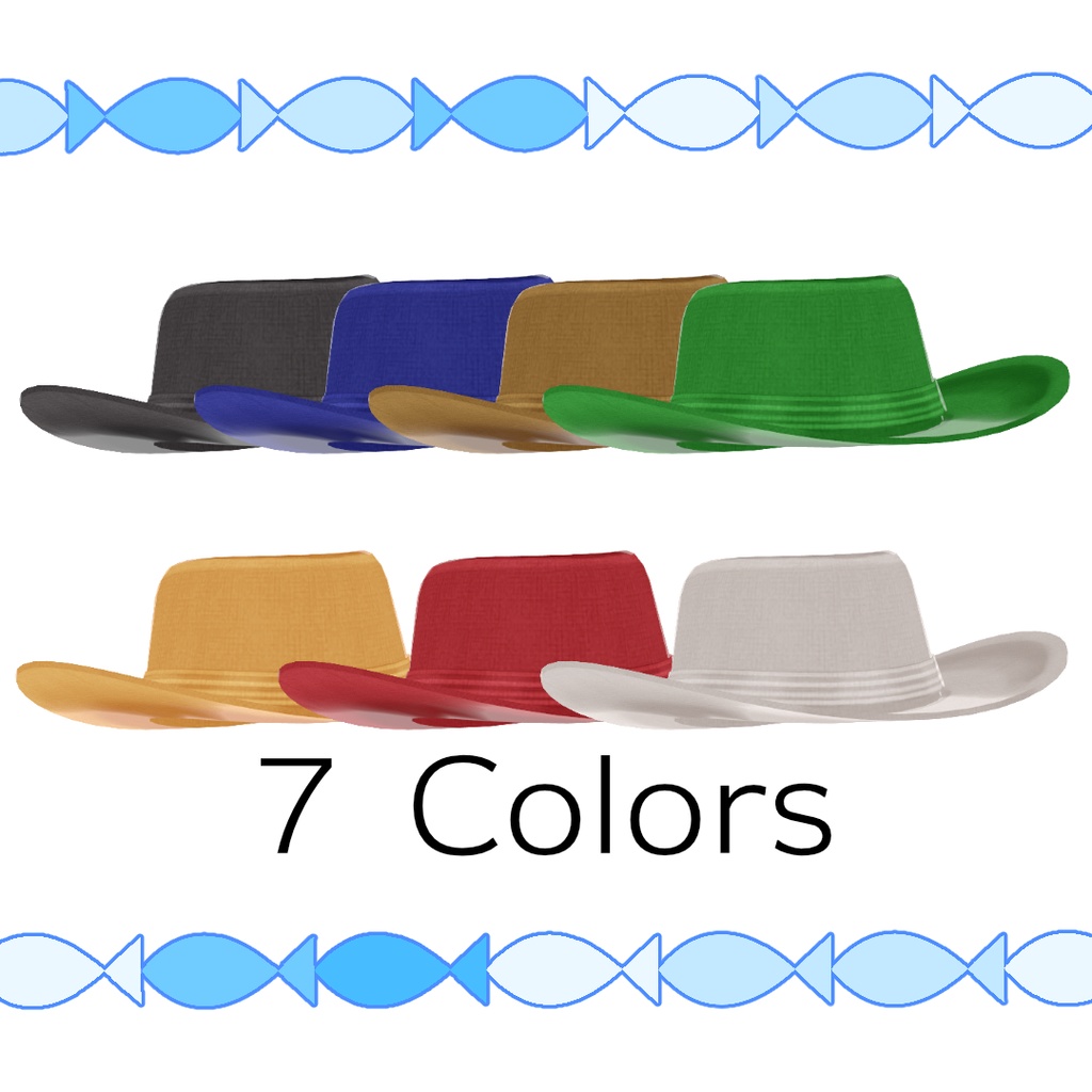 【#VRoid】荒野のカウボーイハット