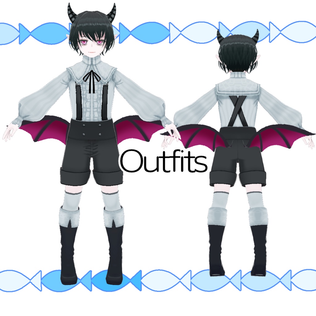 【#VRoid】小悪魔コルヴォ(CORVO)