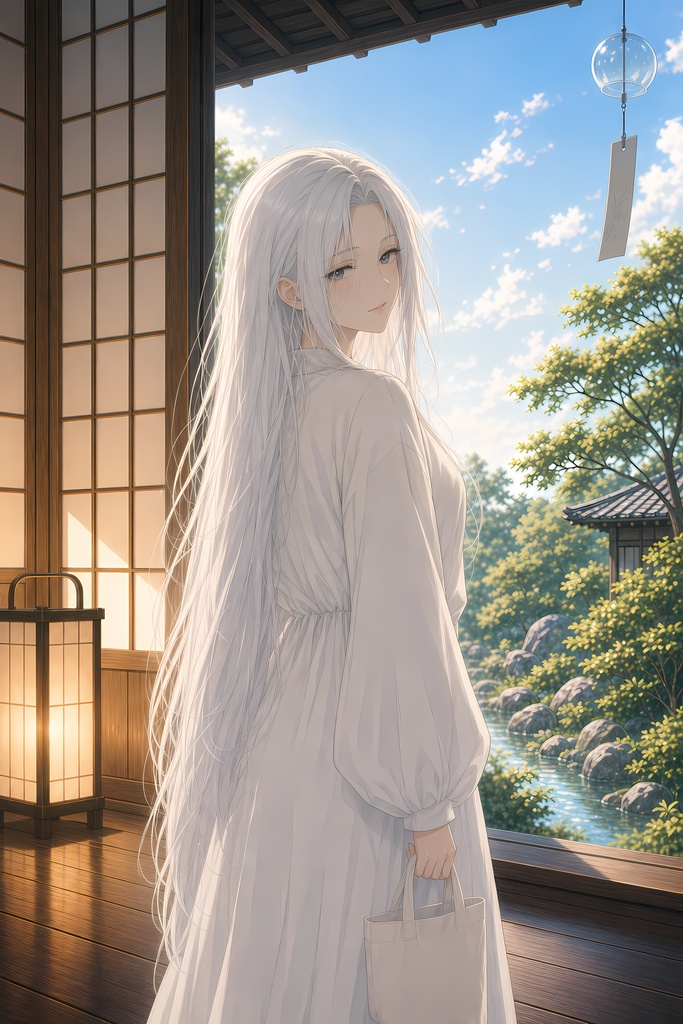 【全24枚】縁側旅館シリーズ|8キャラ×3シーン|浴衣アニメイラスト素材集