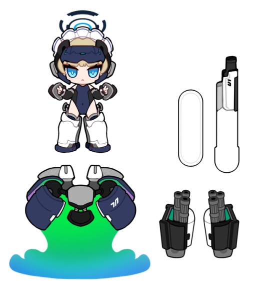 [予約通販/6月下旬発送]「アクリル+」アビ・エシェフ・メイドトキ