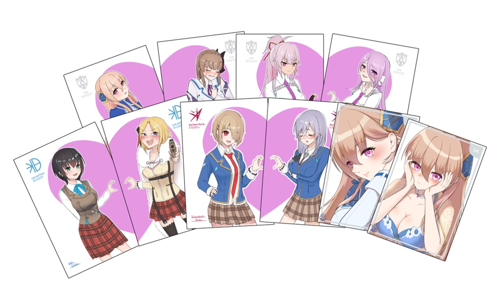 ポストカードくじ10回分