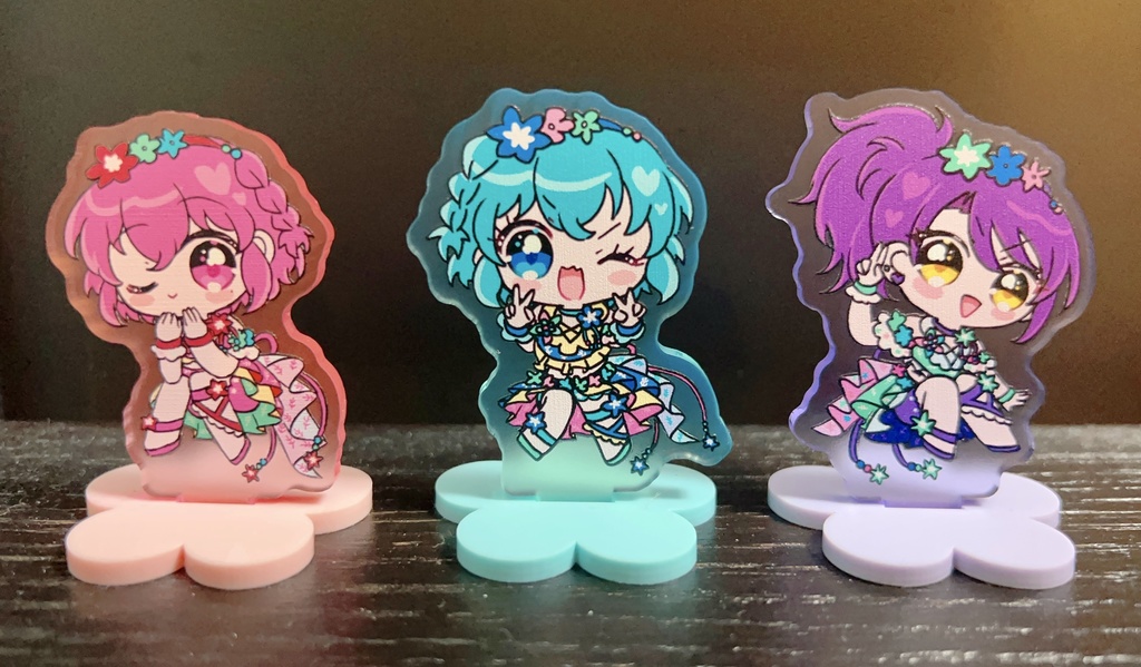 ドレシアクリルスタンド