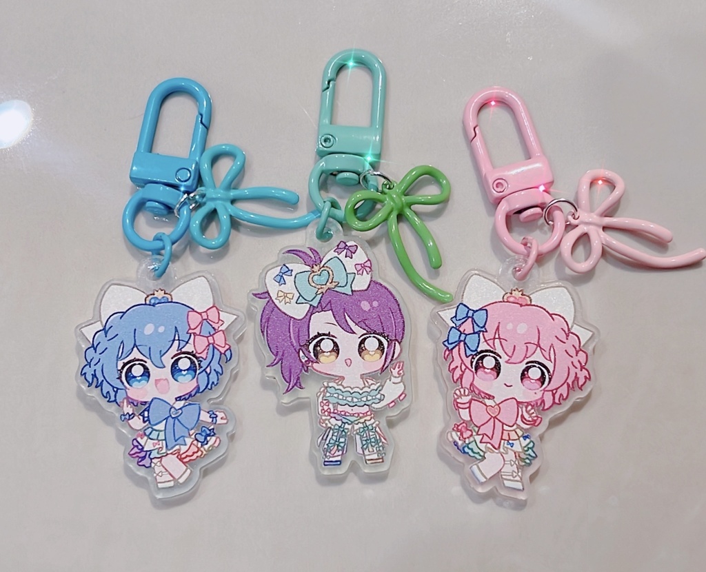 NEW🌟ドレシリボンアクリルキーホルダー