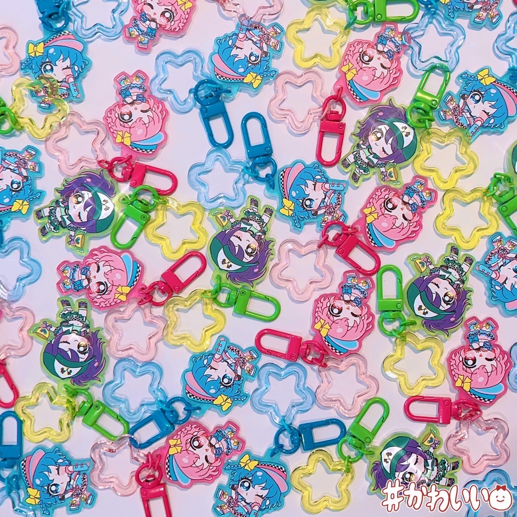 NEW🌟クリア星チャーム付きDRSアクキー