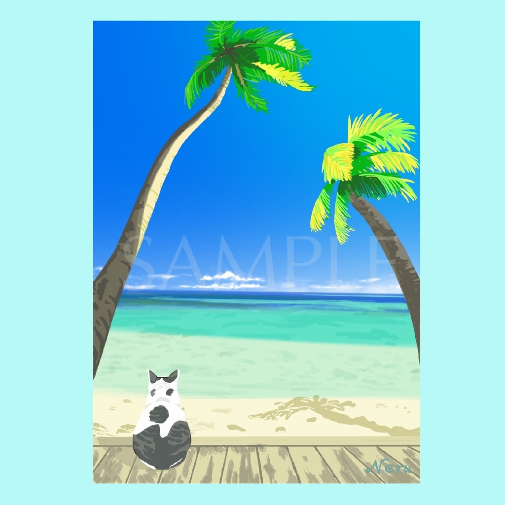 南の島で暮らす猫