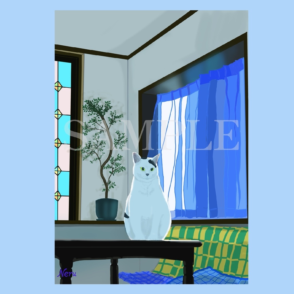 夜明け前の部屋で