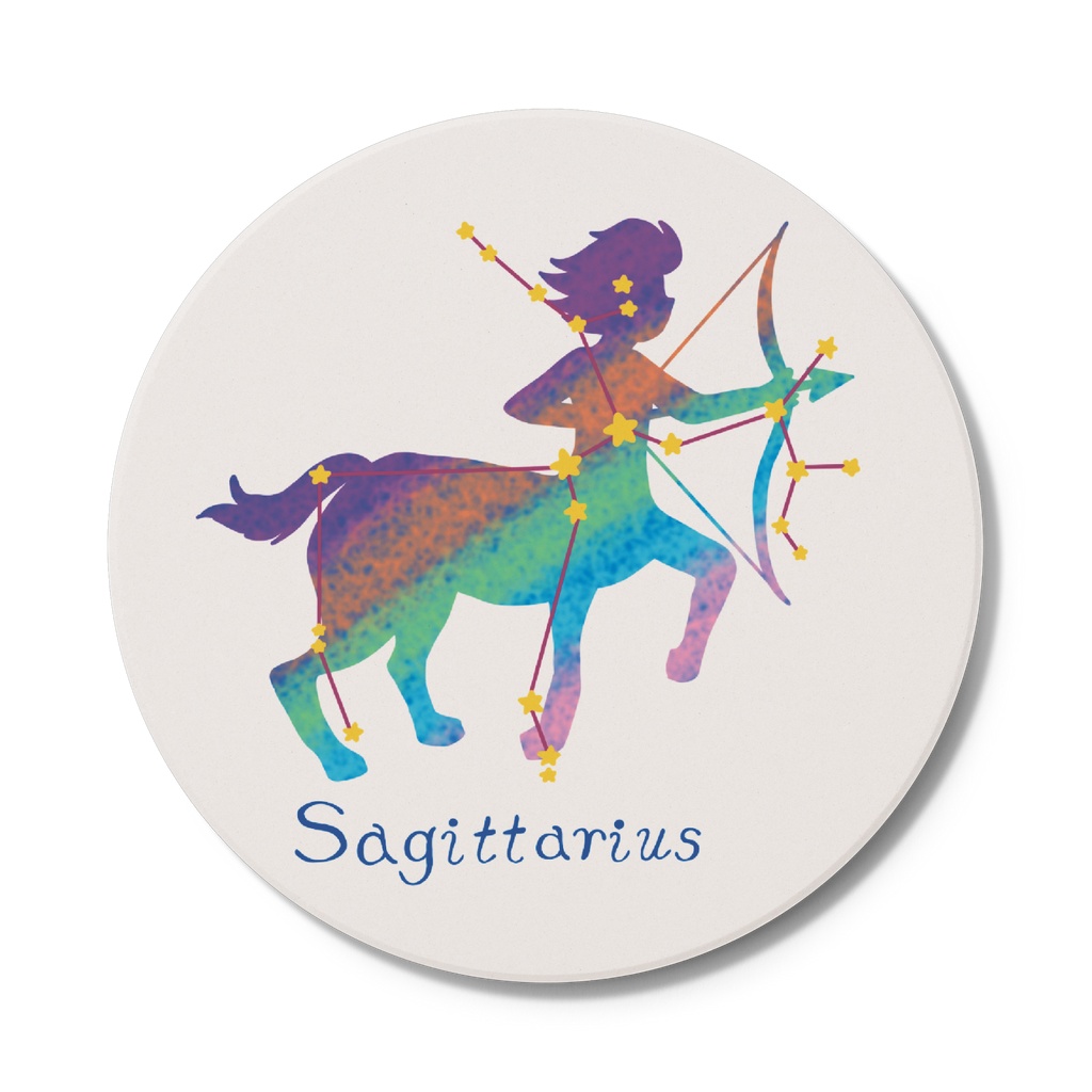 いて座の星座絵のコースター