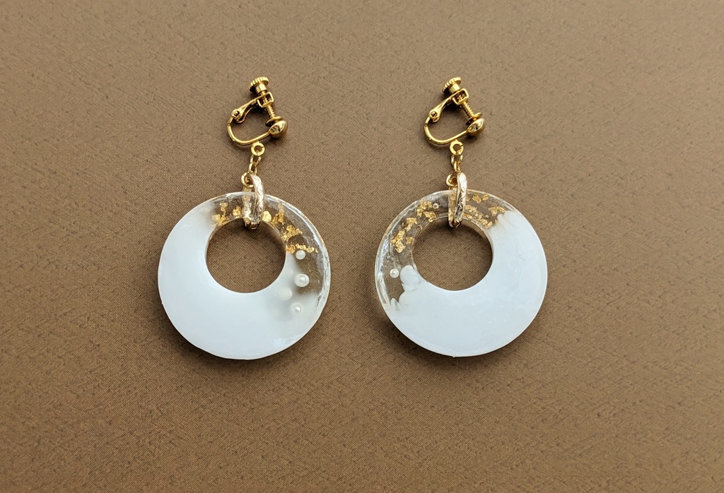 刀剣男士 鶴丸国永イメージイヤリング・ピアス