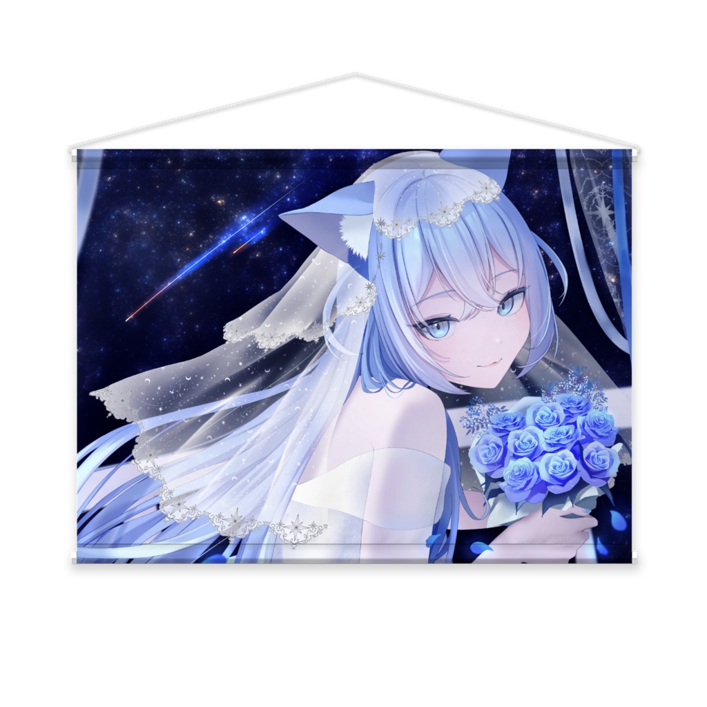 音ノ癒いろは 3rd Anniversary 「Blue Veil」タペストリー