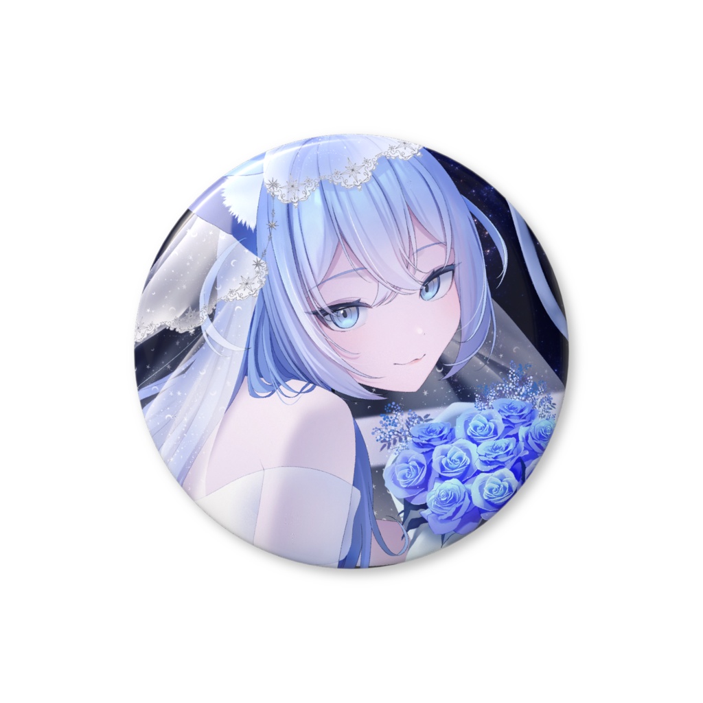 音ノ癒いろは 3rd Anniversary 「Blue Veil」缶バッジ