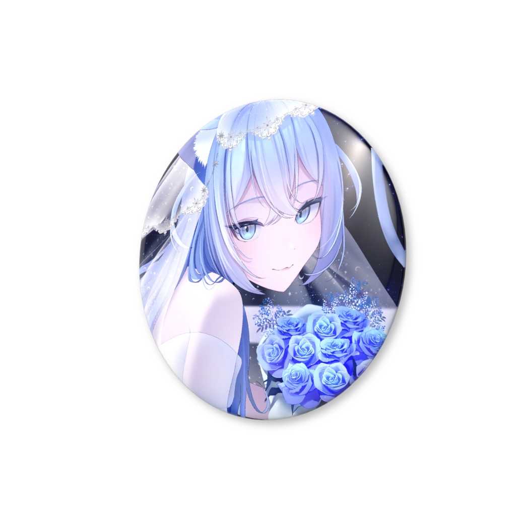 音ノ癒いろは 3rd Anniversary 「Blue Veil」缶バッジ