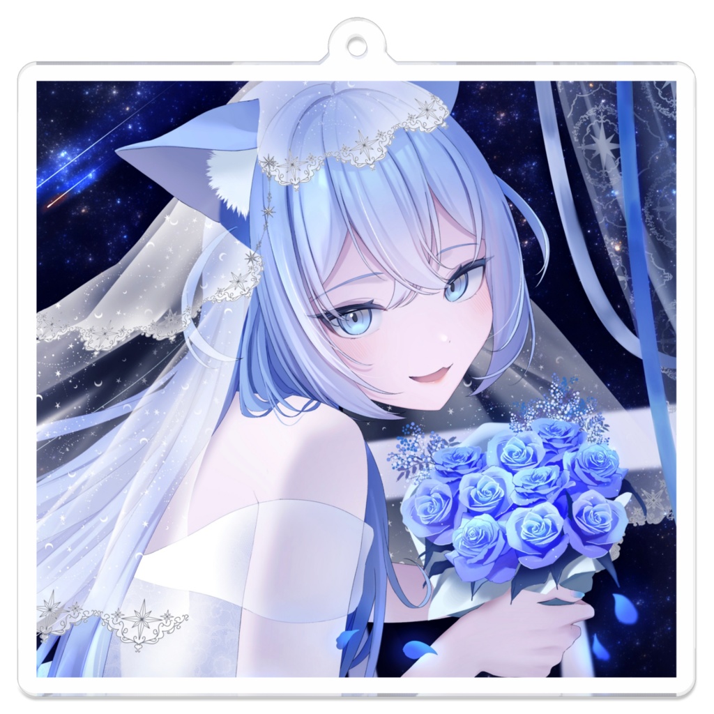 音ノ癒いろは 3rd Anniversary 「Blue Veil」アクリルキーホルダー
