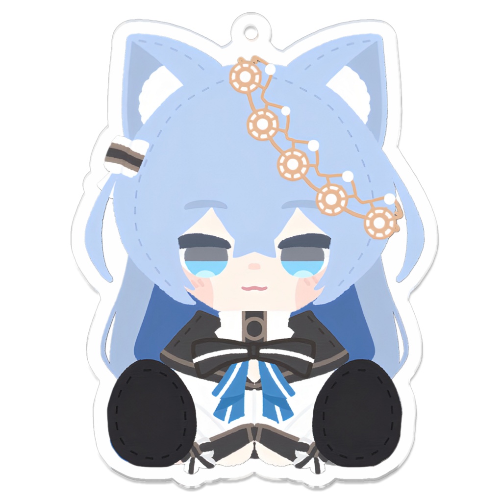 おすわりいろはのアクリルキーホルダー