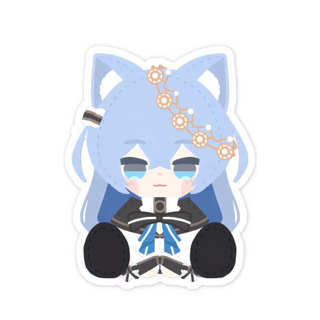 おすわりいろはのスマホステッカー