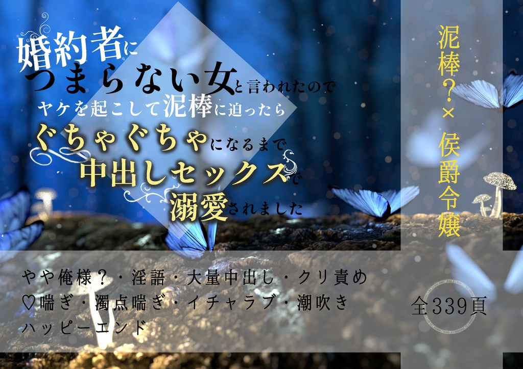 婚約者につまらない女と言われたのでヤケを起こして泥棒を誘ったらぐちゃぐちゃになるまで中出しセックスで溺愛されました