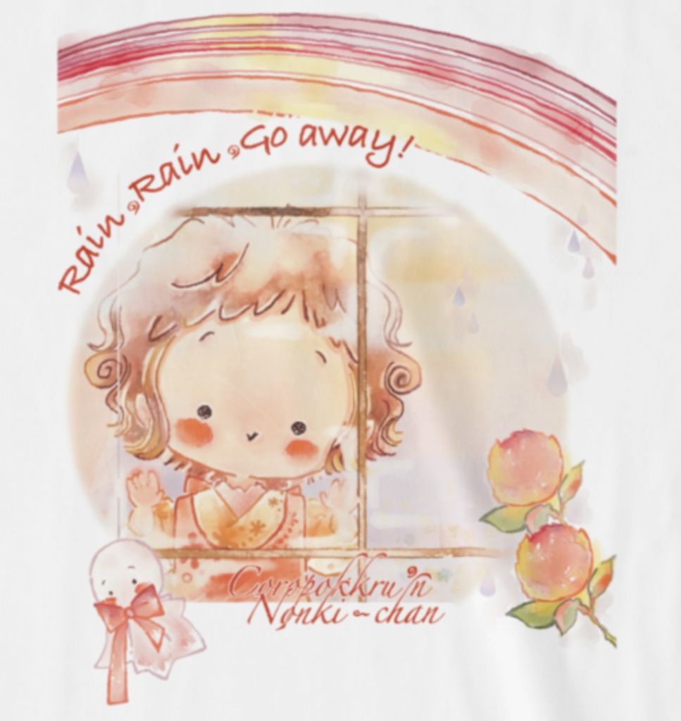 ころぽっくる❜ン♪ Tシャツ ✐ のんきちゃん