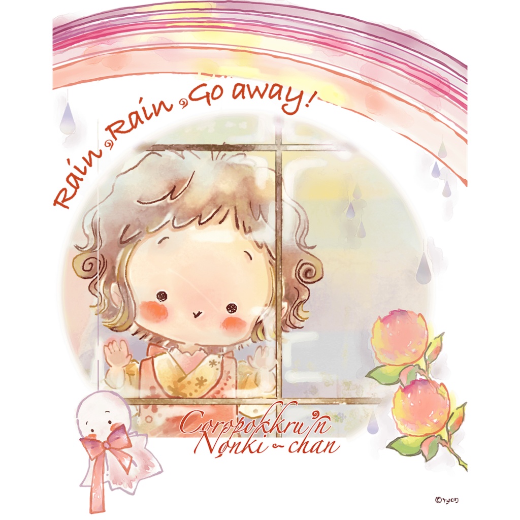 for Kids🧸ころぽっくる❜ン♪キッズTシャツ のんきちゃん・お茶目ちゃん