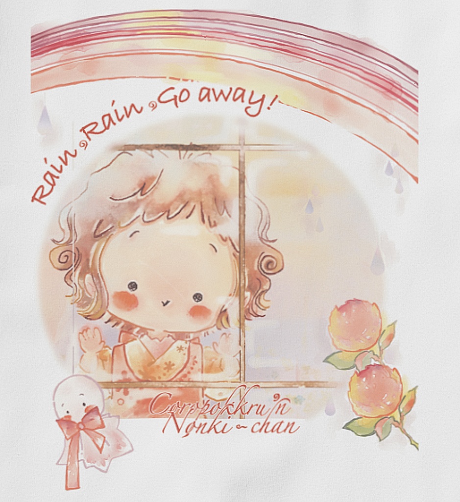 for Kids🧸ころぽっくる❜ン♪キッズTシャツ のんきちゃん・お茶目ちゃん