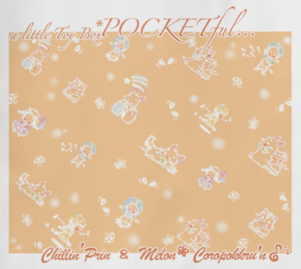 for Kids🧸小さなおもちゃ箱&POCKETful…公式テンプレートキッズT