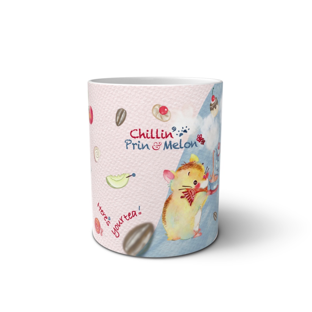 ❖ぷりんとめろんの❝おもてなしマグカップ❞