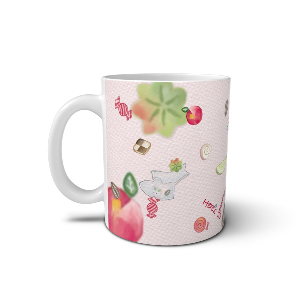 ❖ぷりんとめろんの❝おもてなしマグカップ❞