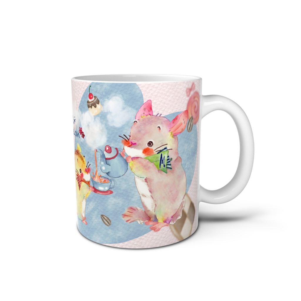 ❖ぷりんとめろんの❝おもてなしマグカップ❞
