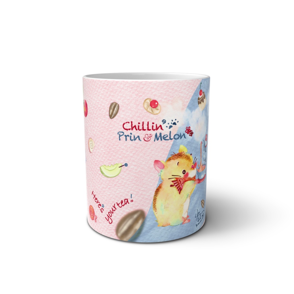 ❖ぷりんとめろんの❝おもてなしマグカップ❞_ノーマル