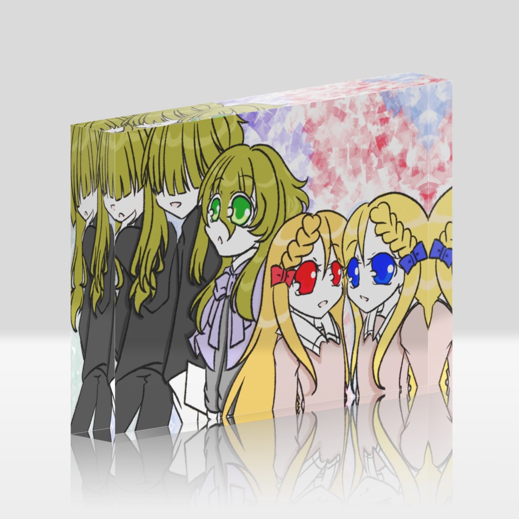 ソルフェージュさんちのお孫さんたちアクリルブロック