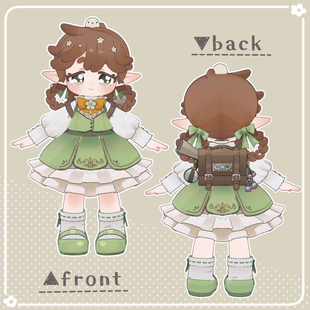 オリジナル3Dモデル『フィーナ-Fina-』