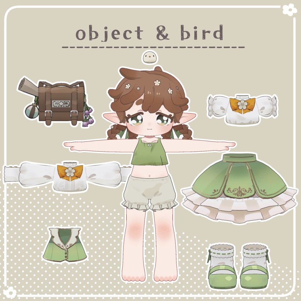 オリジナル3Dモデル『フィーナ-Fina-』