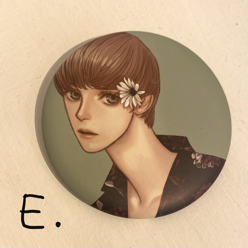 【花筐展】缶バッジ