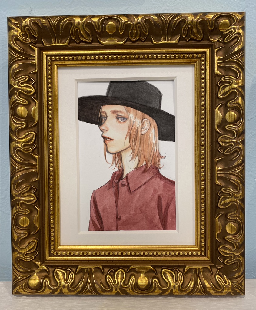 直筆水彩画C（フレーム付き）