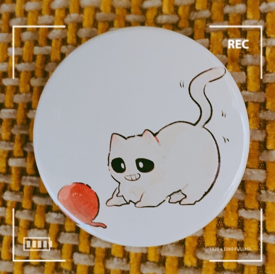 猫ズ　缶バッチ