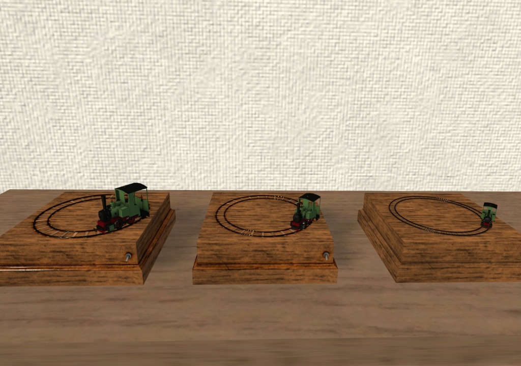 【3Dモデル】ミニ機関車