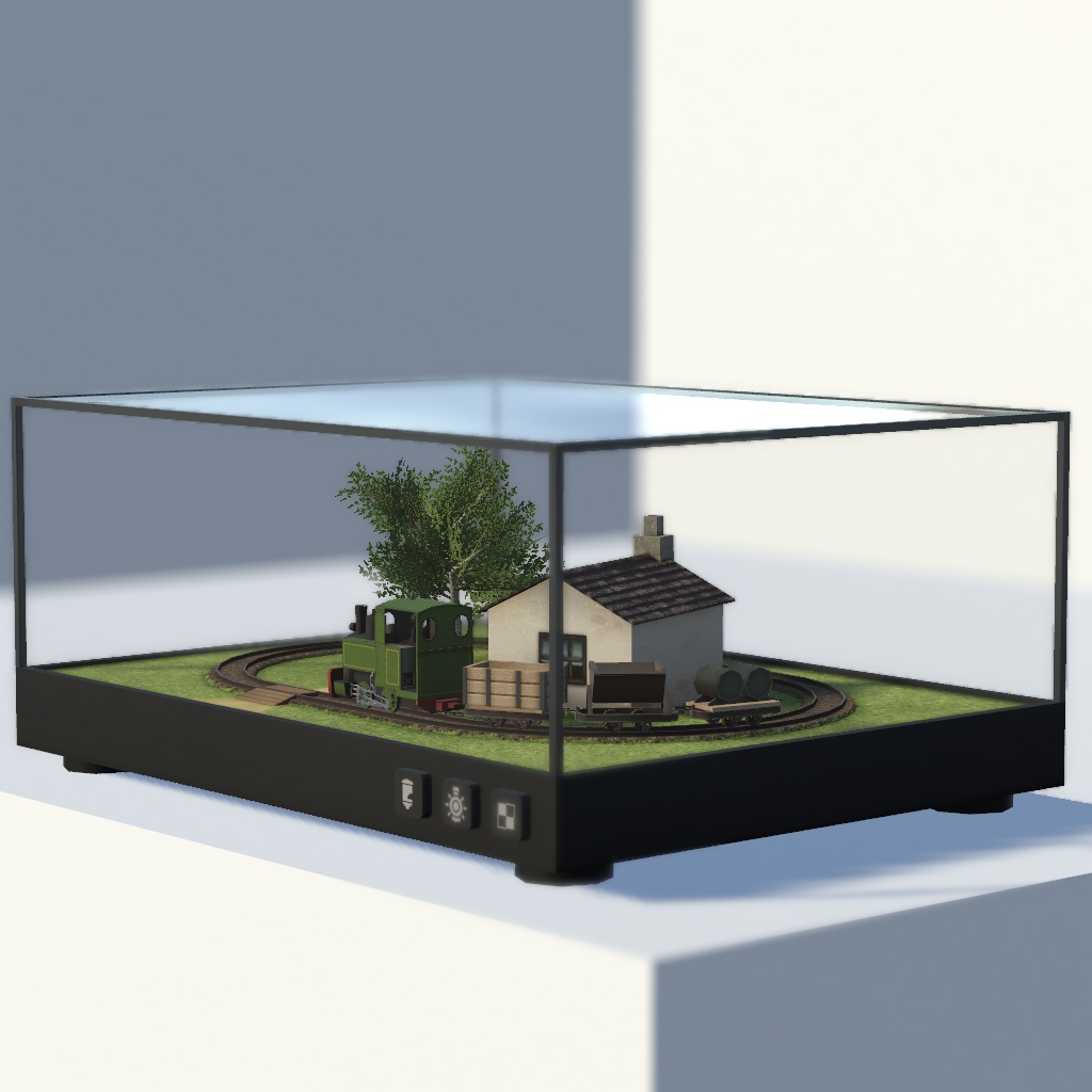 3Dモデル - ミニトレインセット No2 -