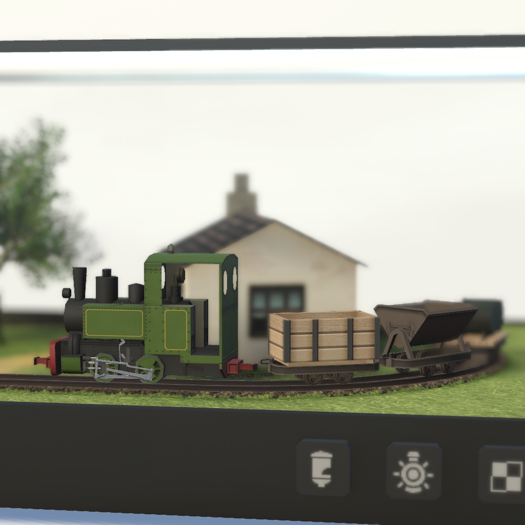 3Dモデル - ミニトレインセット No2 -