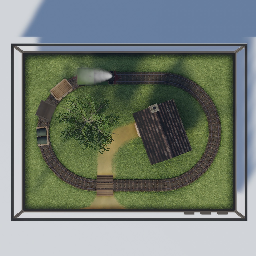 3Dモデル - ミニトレインセット No2 -