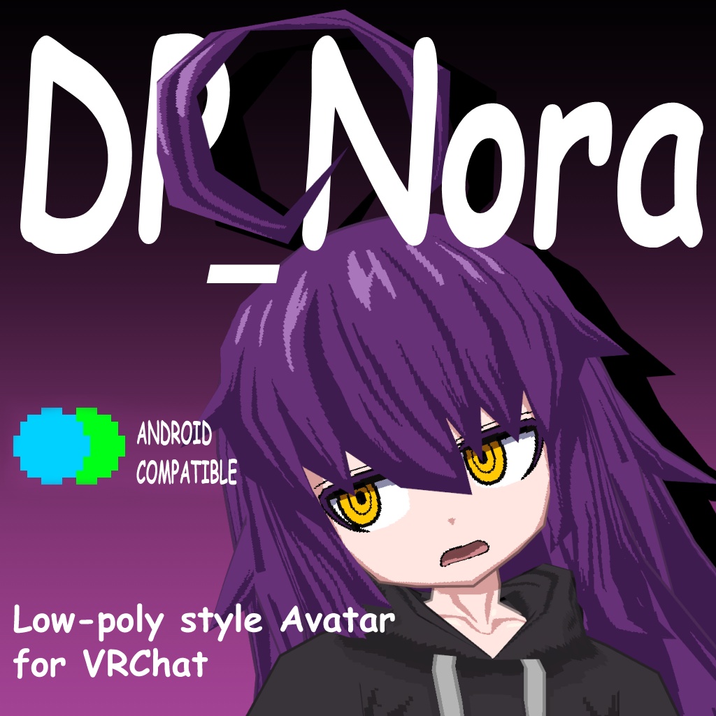 VRChat向けアバター　DP_Nora